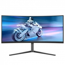 34 Игровой монитор Philips 34M2C6500, QD OLED 3440x1440 WQHD, Чёрный