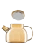 Ceainic cu infuzor Ardesto AR3010GBG, 1L, Transparent | Auriu