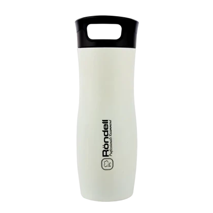 Cană termos Rondell RDS-496, 0,4L, Alb