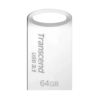 USB Flash накопитель Transcend JetFlash 710, 64Гб, Серебристый