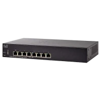 Switch de rețea Cisco SF350-08, 8x 10/100 Mbps