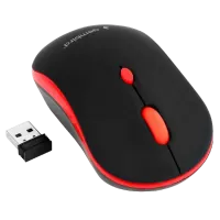 Беcпроводная мышь Gembird MUSW-4B-03-R, Черный/Красный