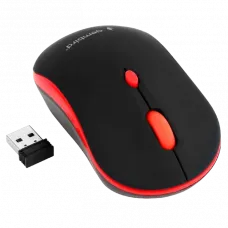 Mouse Wireless Gembird MUSW-4B-03-R, Negru/Rosu