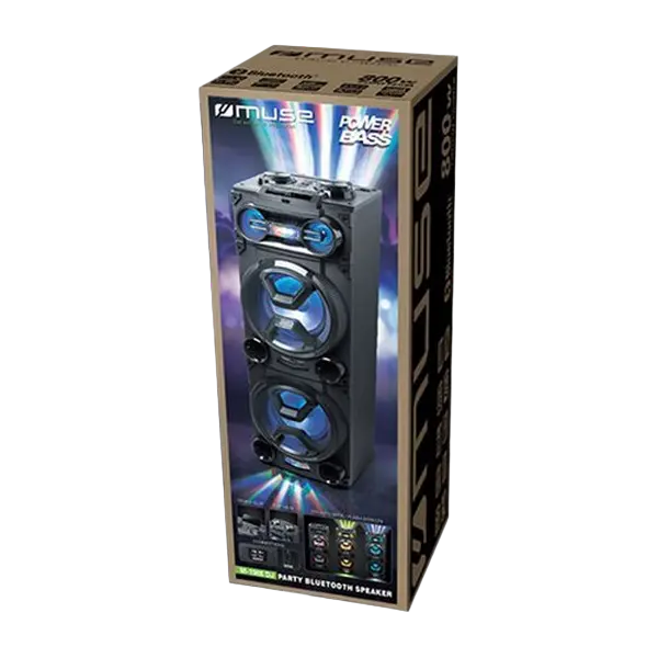 Портативная колонка MUSE M-1986 DJ, Чёрный