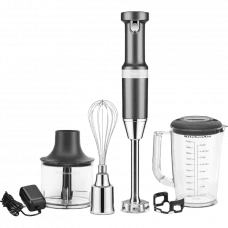 Blender de mână KitchenAid 5KHBBV83EMS, Medalion de argint