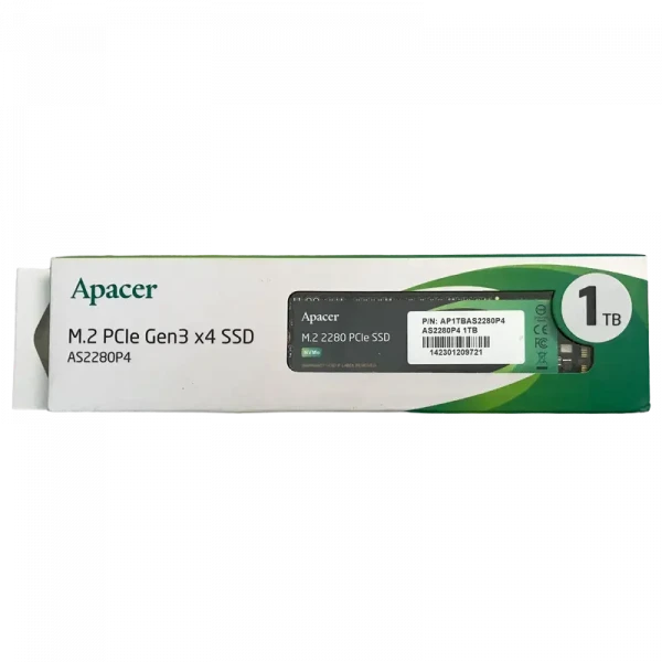 Накопитель SSD Apacer AS2280P4X, 1000Гб, AP1TBAS2280P4X-1