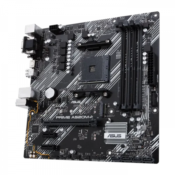 Placă de bază ASUS PRIME A520M-A, AM4, AMD A520, Micro-ATX