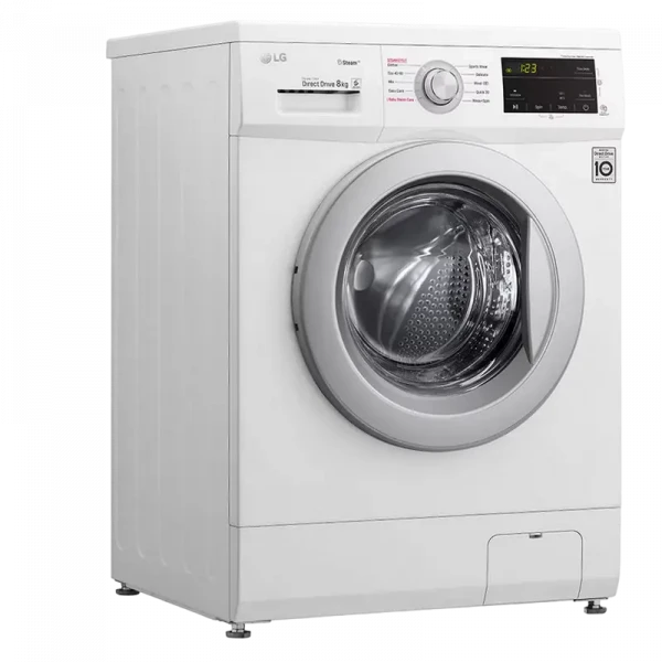 Стиральная машина LG F4J3TS4WE, 8кг, Белый