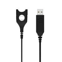 Cablu audio EPOS USB-ED 01, USB Type-A - ED (deconectare ușoară), Negru