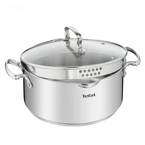 Set de vase Tefal G719SA74, 6,1L, Argintiu