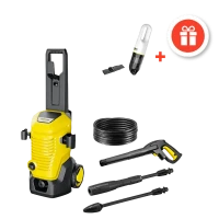 Karcher K 5 WCM, высокая мощность, комплект с ручным пылесосом CVH 2