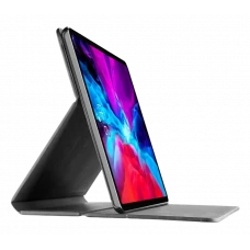 Husă pentru tabletă Cellularline Folio - iPad Pro 12.9 (2021), Piele artificială, Negru