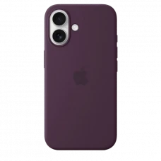 Чехол Apple iPhone16 Silicone Case with MagSafe, Plum