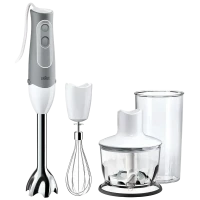 Blender de mână Braun MQ 535 Sauce, Gri | Alb