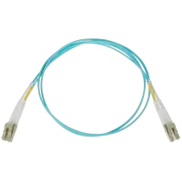 Fiber optic patch cords, Multimode OM4, LC-LC Duplex, 1M