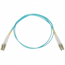 Fiber optic patch cords, Multimode OM4, LC-LC Duplex, 1M