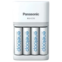 Încărcător Acumulatori Panasonic K-KJ55MCD40E, Alb