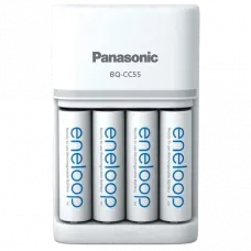 Încărcător Acumulatori Panasonic K-KJ55MCD40E, Alb