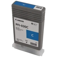 Картридж чернильный Canon PFI-030, 55мл, Голубой