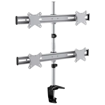 Suport birou pentru monitoare Reflecta PLANO Desk 23-1010Q, Argintiu
