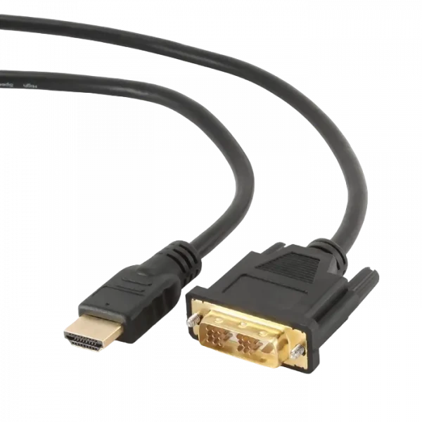 Cablu Video Cablexpert CC-HDMI-DVI-15, HDMI (M) - DVI-I (M), 4,5m, Negru
