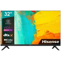 32 LED SMART Телевизор Hisense 32A4BG, 1366x768 HD, VIDAA U5.0, Чёрный