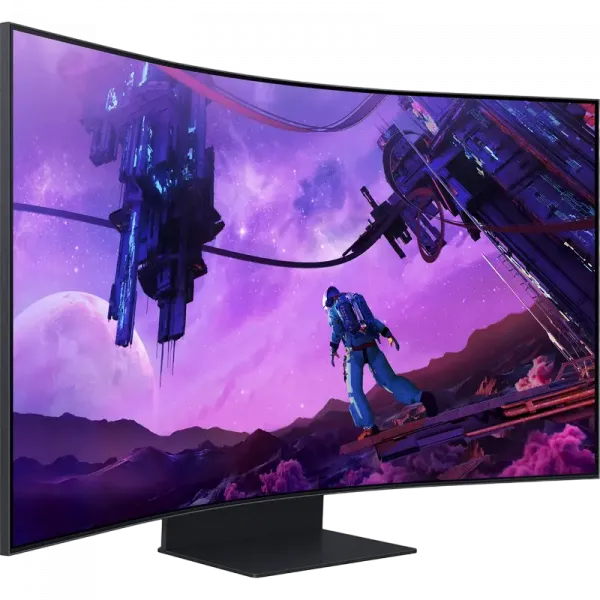 55 Monitor Gaming Samsung S55BG970NI, VA 3840x2160 4K UHD, Negru