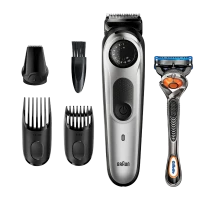 Мужской Триммер Braun BT5260, Чёрный | Серебристый