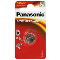 Дисковые батарейки Panasonic CR-1632EL, CR1632, 1шт.