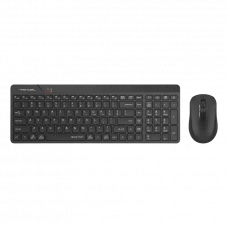 Set Tastatură + Mouse A4Tech FG2300 Air, Fără fir, Negru | Gri