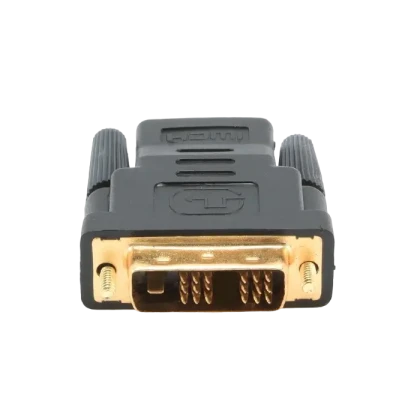 Видеоадаптер Cablexpert A-HDMI-DVI-2, HDMI (F) - DVI-I (M), Чёрный