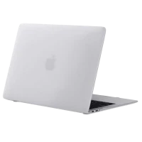 Husă pentru laptop Tech Protect Smartshell Macbook Air 13 (2018-2020), 13.3, Policarbonat, Matte Clear