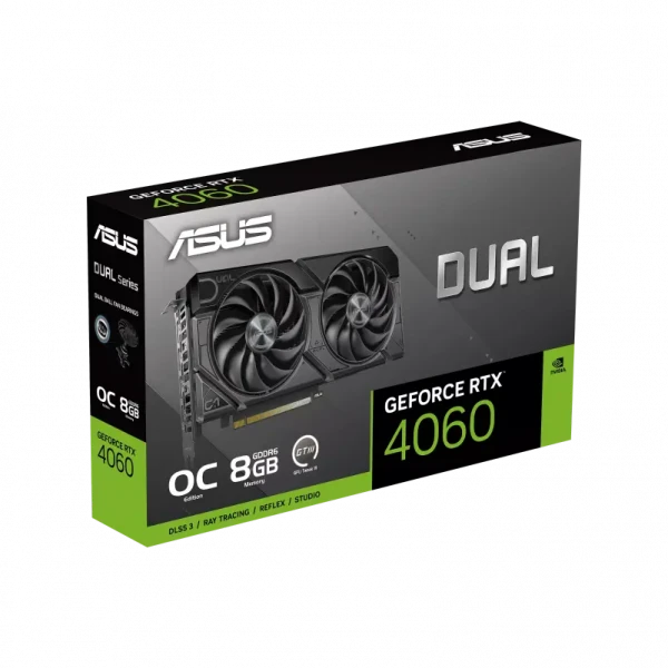 Placă Video ASUS DUAL-RTX4060-O8G-EVO, 8GB GDDR6 128bit (DUAL-RTX4060-O8G-EVO)