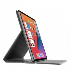 Husă pentru tabletă Cellularline Folio - iPad Air 10.9 (2020), Piele artificială, Negru