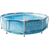 Piscină cu cadru metalic Intex Metal Frame, 4485L, Albastru deschis, 28206