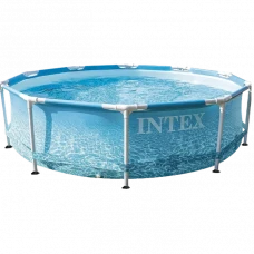 Piscină cu cadru metalic Intex Metal Frame, 4485L, Albastru deschis, 28206