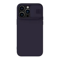 Husă Nillkin iPhone 14 Pro Max, CamShield Silky Silicone, Dark Purple