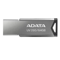 USB Flash накопитель ADATA UV350, 64Гб, Серебристый