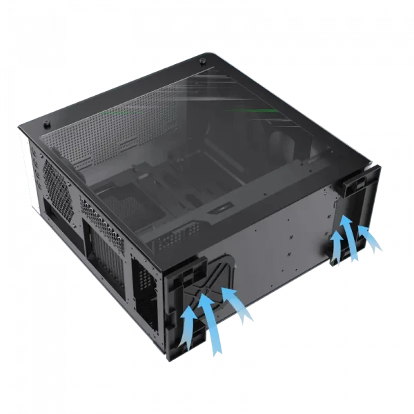 Компьютерный корпус Gamemax VEGA Pro, Full-Tower, Без блока питания, Серый