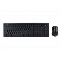 Клавиатура и мышь Gembird KBS-WM-03-RU, Беспроводное, Чёрный