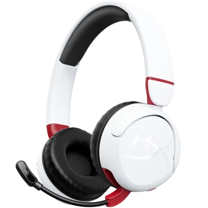 Căști gaming HyperX Cloud Mini, Fără fir, Alb