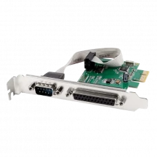Карта расширения PCI-Express Gembird PEX-COMLPT-01, Разноцветная