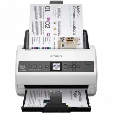 Scaner de documente cu alimentare automată Epson WorkForce DS-730N, A4, Alb