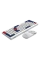 Tastatură Havit KB830WB, Fără fir, Alb