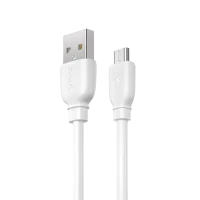 Cable de date Remax RC-138m, USB/micro-USB, 1m, Alb