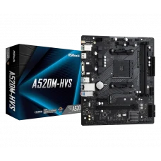 Placă de bază ASRock A520M-HVS, AM4, AMD A520, Micro-ATX