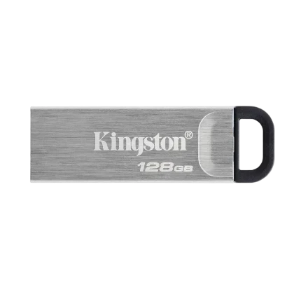 USB Flash накопитель Kingston DataTraveler Kyson, 128Гб, Серебристый