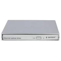 Unitate DVD-RW Gembird DVD-USB-02-SV, USB 2.0, Argintiu