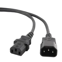 Cablu de alimentare Cablexpert Extins PC-189, 1.8 m, Negru