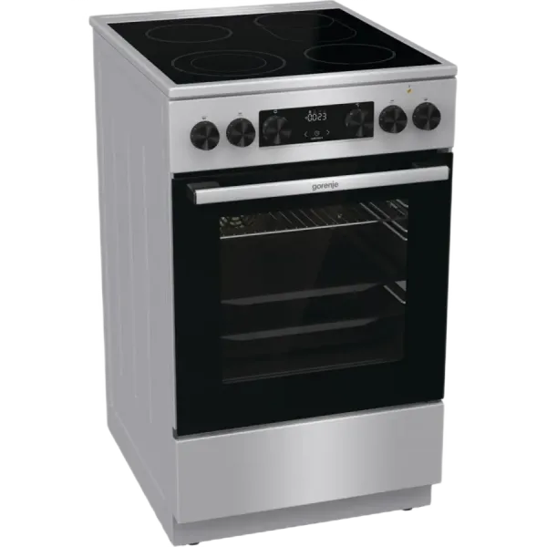 Plită electrică Gorenje GECS 5C70 XA, Argintiu